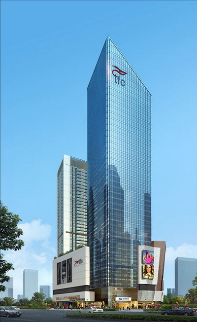 湖北十堰國際金融中心彈簧減振器項目案例