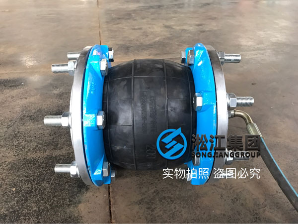 第一批新型橡膠軟接頭壓力檢測(cè)現(xiàn)場(chǎng)